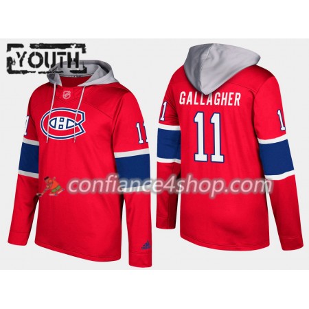 Enfant Montreal Canadiens Brendan Gallagher 11 N001 Chandails à capuchon